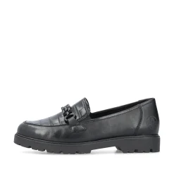 Rieker Damen Slipper tiefschwarz