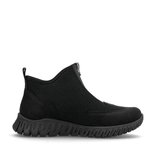 Rieker Damen Slipper tiefschwarz