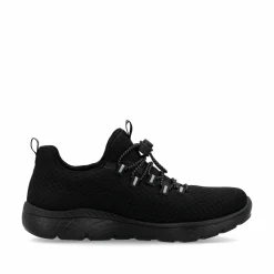 Rieker Damen Slipper tiefschwarz