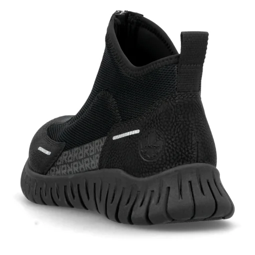 Rieker Damen Slipper tiefschwarz