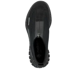 Rieker Damen Slipper tiefschwarz