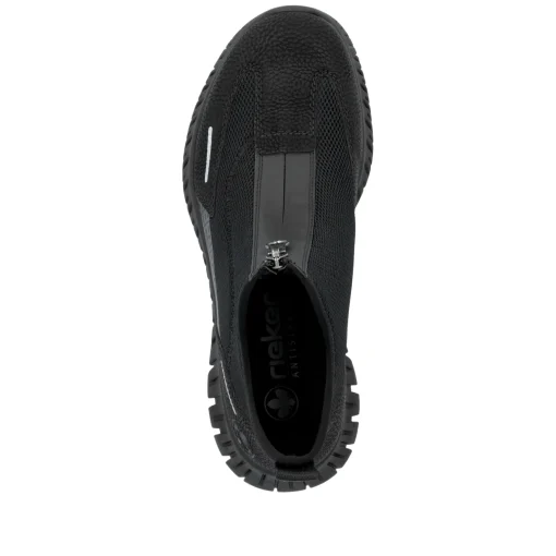 Rieker Damen Slipper tiefschwarz