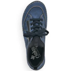 Rieker Damen Slipper tiefblau