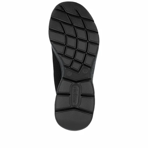 Rieker Damen Slipper tiefschwarz