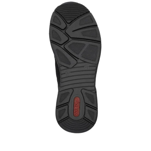 Rieker Damen Slipper tiefschwarz