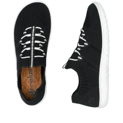 Rieker Damen Slipper tiefschwarz