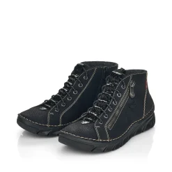 Rieker Damen Slipper urbanschwarz
