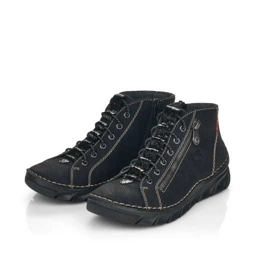 Rieker Damen Slipper urbanschwarz