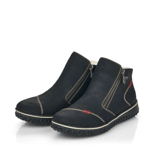 Rieker Damen Slipper urbanschwarz