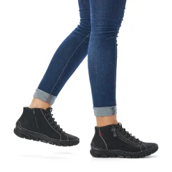 Rieker Damen Slipper urbanschwarz