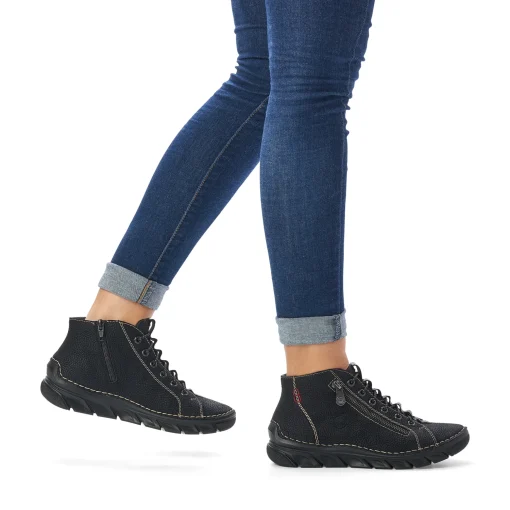 Rieker Damen Slipper urbanschwarz