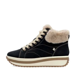 Rieker Damen Sneaker High urbanschwarz