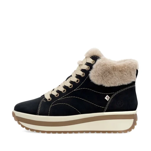 Rieker Damen Sneaker High urbanschwarz