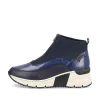 Rieker Damen Sneaker High tiefblau