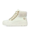 Rieker Damen Sneaker High kristallweiß