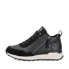 Rieker Damen Sneaker High steel black