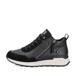 Rieker Damen Sneaker High steel black
