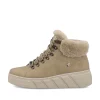 Rieker Damen Sneaker High clay beige