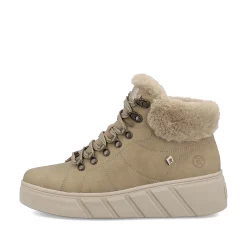 Rieker Damen Sneaker High clay beige