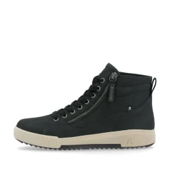 Rieker Damen Sneaker High graublau