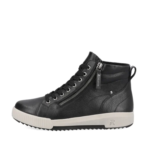 Rieker Damen Sneaker High carbonschwarz