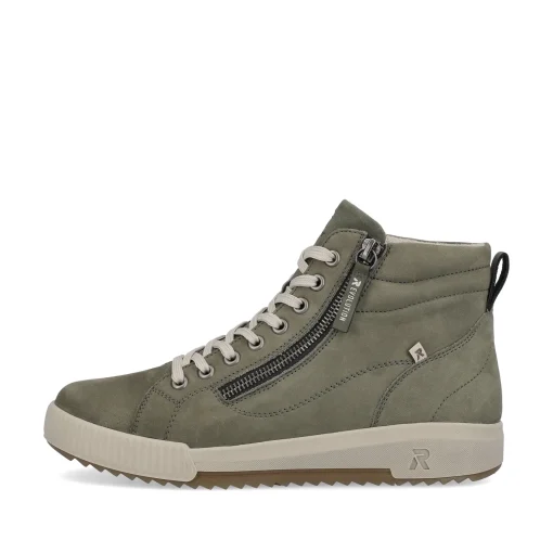 Rieker Damen Sneaker High schilfgrün