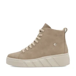 Rieker Damen Sneaker High lehmbeige