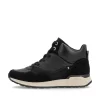 Rieker Damen Sneaker High asphaltschwarz