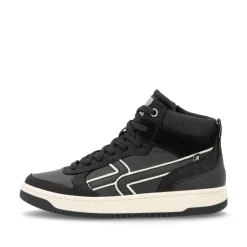 Rieker Damen Sneaker High carbonschwarz