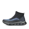 Rieker Damen Sneaker High asphaltschwarz-ozeanblau