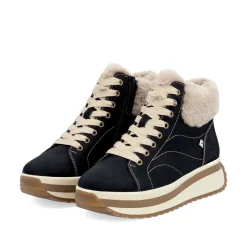 Rieker Damen Sneaker High urbanschwarz