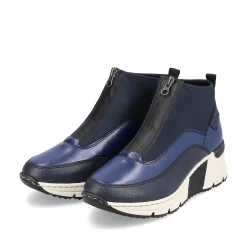 Rieker Damen Sneaker High tiefblau