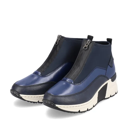 Rieker Damen Sneaker High tiefblau