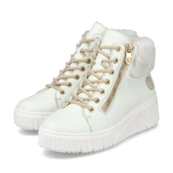 Rieker Damen Sneaker High kristallweiß