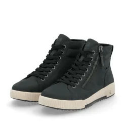 Rieker Damen Sneaker High graublau