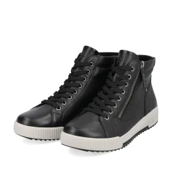 Rieker Damen Sneaker High carbonschwarz