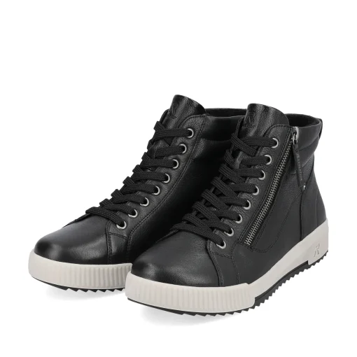 Rieker Damen Sneaker High carbonschwarz