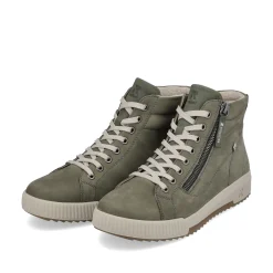 Rieker Damen Sneaker High schilfgrün
