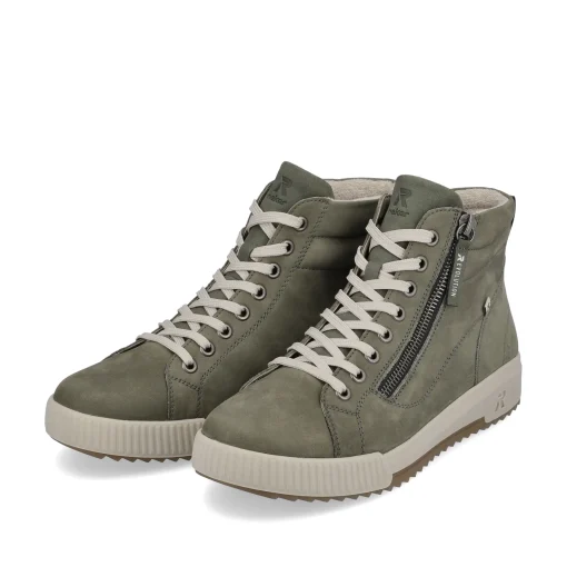 Rieker Damen Sneaker High schilfgrün