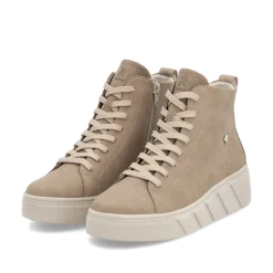 Rieker Damen Sneaker High lehmbeige