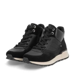Rieker Damen Sneaker High asphaltschwarz