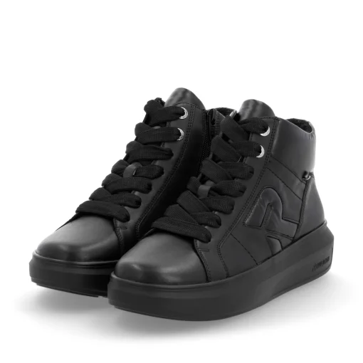 Rieker Damen Sneaker High tiefschwarz