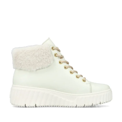 Rieker Damen Sneaker High kristallweiß