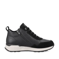 Rieker Damen Sneaker High steel black