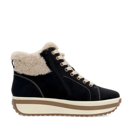 Rieker Damen Sneaker High urbanschwarz