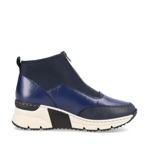 Rieker Damen Sneaker High tiefblau