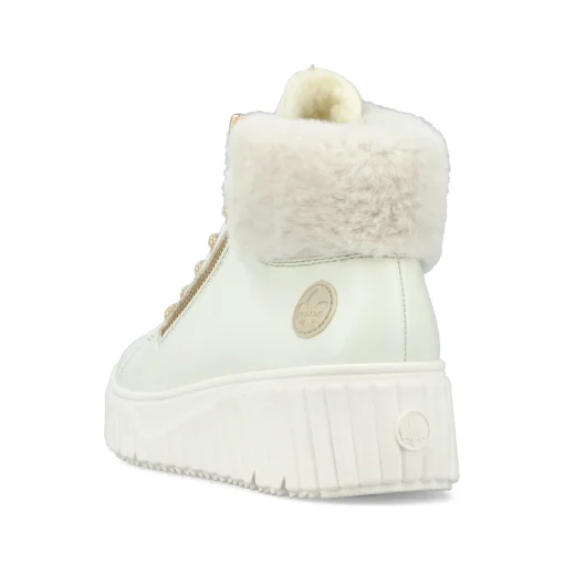 Rieker Damen Sneaker High kristallweiß