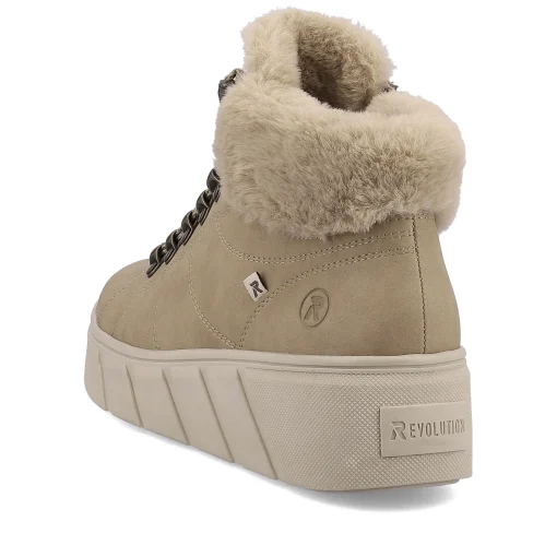 Rieker Damen Sneaker High clay beige