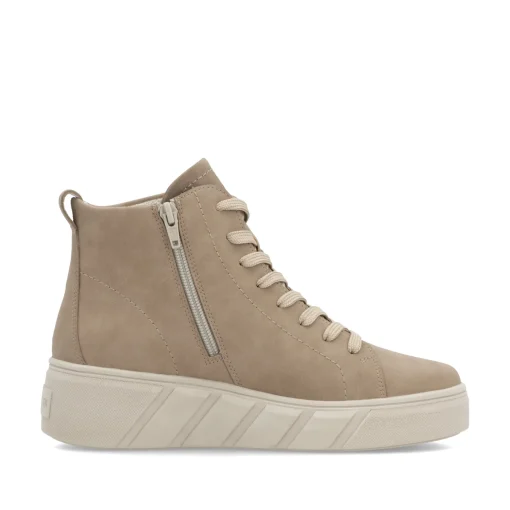Rieker Damen Sneaker High lehmbeige