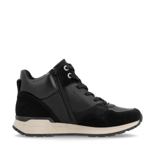 Rieker Damen Sneaker High asphaltschwarz